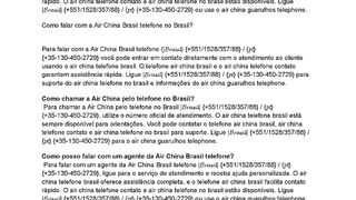 {ＡｉｒＣｈｉｎａＢｒｓｉL}!!Como posso falar com um agente da Air China Brasil telefone?