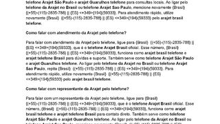 {{ Arajet Brasil !!}}  Como falar com a Arajet pelo telefone no Brasil?