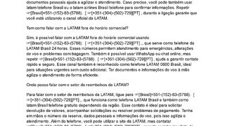 [ Brasil]laTam-airliNes]]TElComo falar com a  LATAM pelo telefone?