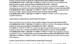 {DO} 18-[299]-{476}-786 AYUDA !! Cómo  contactar a Delta Airlines desde Santo  Domingo?