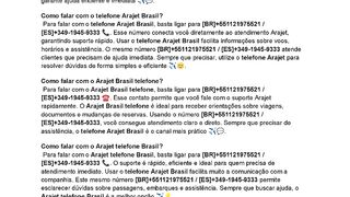 {br-ArAjEt-TeleFone}Como falar com a Arajet?