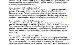 (AIR-france-BrAsiL)Como falar com o telefone Air France Brasil?