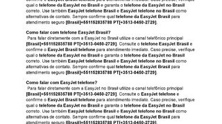 [[telefone-EasyJet-airlines]]Como falar com EasyJet  telefone Brasil?
