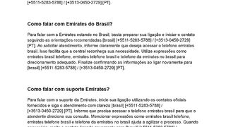 ᴇᴍɪʀᴀᴛᴇᴛᴇʟᴇꜰᴏɴᴇ[BR]Como falar com Emirates rapidamente?