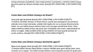 [????????????????????????????????????????????????????????????????????????????????????????]Como falar com British Airways rapidamente hoje?