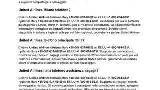 ((UNITEDAIRLINES))Come contattare United Airlines telefono Italia?