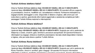 ((TURKISHAIRLINES))Turkish Airlines rimborsi e cancellazioni?