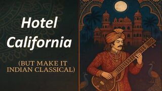 Hotel California but make it indian classical