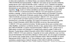 Els-[Delta]Delta Airlines El  Salvador Guía Definitiva de Contacto  Telefónico ?