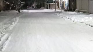 Snow in Kyrgyzstan