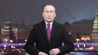 PUTIN'S FUNNY GREETING