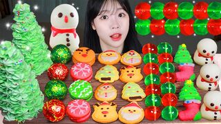 АСМР МУКБАНГ | Десерты на Рождество