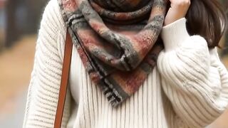 Fall Street Fashion Lookbook  Cozy Sweaters, Skirts  Boots Outfit Ideas