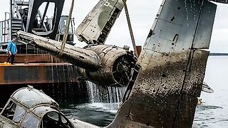 Pengangkatan pesawat sisa perang dunia 2