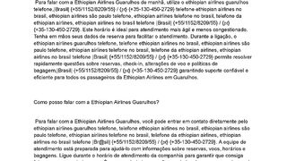 乇ｔĤ????????ί????Ň ???????????????????????????????? Ｂя}Como posso falar com a Ethiopian Airlines Guarulhos de manha?
