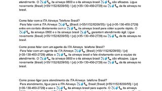 {???????????? ???????????????????????????? ???????????????????????????????? } !! Como posso falar com um agente da ITA Airways TeLefone Brasil?
