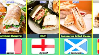 Top 10 Super Best Sandwich From 10 Different Countries In The World