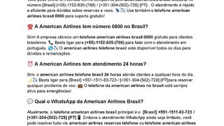 Br55{{???????????????????????????????? ????????????????????????????????}}Como  falar com atendente da American Airlines?