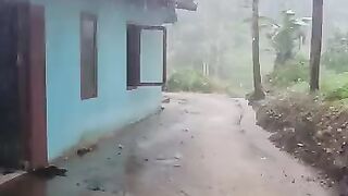 Heavy rain in remote villages