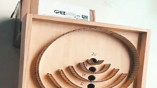 Family-Favorite Wooden Pinball Game  Fun, Strategy  Competition in One!