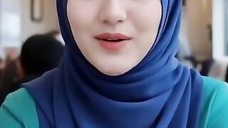 Super beautiful Muslimah and the Quran