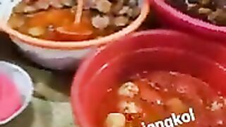 Original Betawi stewed jengkol rice
