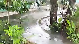 Rains in village