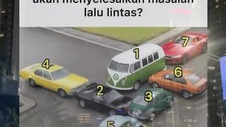Mobil nomor berapa sih yg harusnya mundur ? Pilihanmu menentukan Level IQ mu