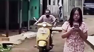 Its such a shame, the pickpocket was tricked his motorbike was taken away.