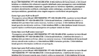 Como falar com KLM sobre assistência a passageiros com necessidades especiais?