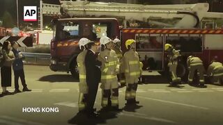 Death toll rises in Hong Kong fire as 8 more arrested over towers renovation - AP