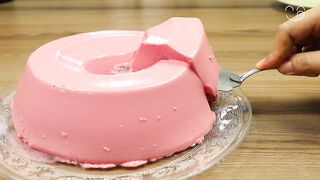 No podrás comer solo una cucharada Pudín de fresa