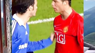 Ketika Frank Lampard tunjukkan jiwa sportivitasnya dengan melindungi Cristiano Ronaldo