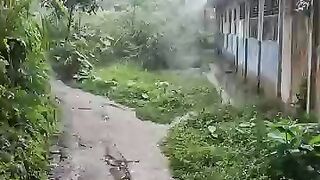 Heavy rain in my hometown