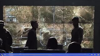 Blurry LuxCarta presenting BrightEarth solutions at i naval 2023