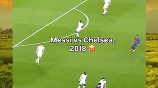 Messi 2018 vs Chelsea dribble kayak cheat code, finishing tanpa ampun  Courtois cuma bisa liat bola lewat