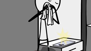 leave your phone for a few minutes stickmanfunnytrendingshorts yawningeditzshortstrendingshorts