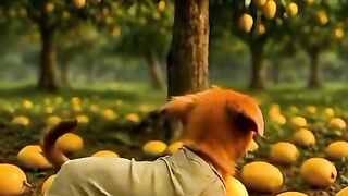 Dog got mangoes