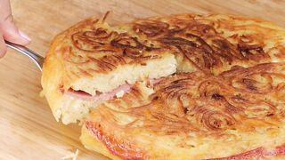This recipe saves my time A pastry made with ham and eggs.
