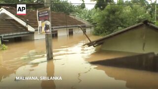 Death toll from floods and mudslides in Sri Lanka rises, with many still