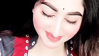 Vairal Anisha Noor private Tango live show Bangladeshi hot girls pat -15