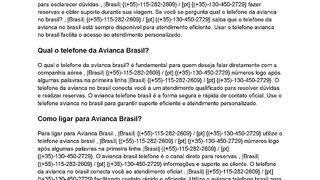 { AViAnCA TelEFoNE BrASIL } Como falar com Avianca Brasil?
