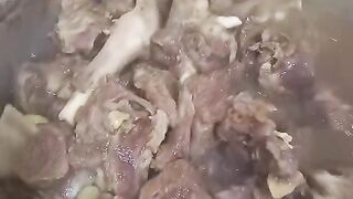 Mutton cooking