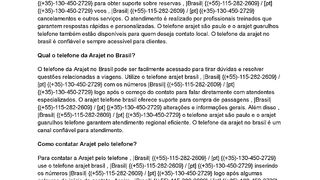 {TeLEfOnE{!aRaJet!} bRaSiliA}} Como falar com Arajet no Brasil?