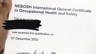 WhatsApp 31 6 87546855 Buy NEBOSH certificates without exam