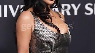 Kim Kardashian attends SNL50 The Anniversary Special on February 16, 2025 in New York
