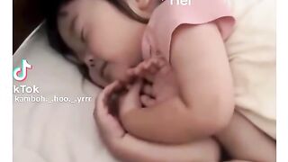 When she looks cute while sleeping and u cant stop staring at her