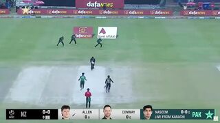 Again Wicket in 1st Over By Naseem Shah - Pakistan vs New Zealand - 2nd ODI 2023 - PCB -