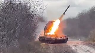 Russia fires at Ukrainian positions with MLRS and thermobaric weapons