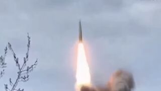 Russia Launches Iskander missile at Ukrainian military forces